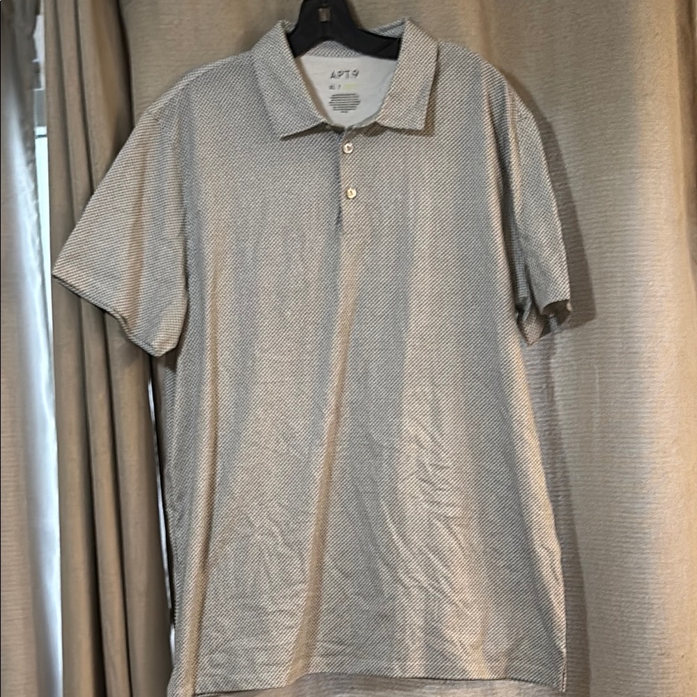 Apt. 9 Men's Gray Polo Shirt